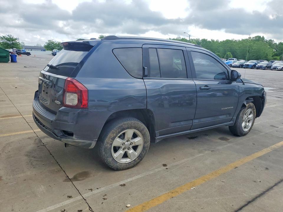 2016 Jeep Compass VIN 1C4NJCEA5GD543255 COPART salvage auction — SIDE, IN - CERT OF TITLE-SALVAGE TITLE, sold $825 on 2026-08-03 (photo 3)