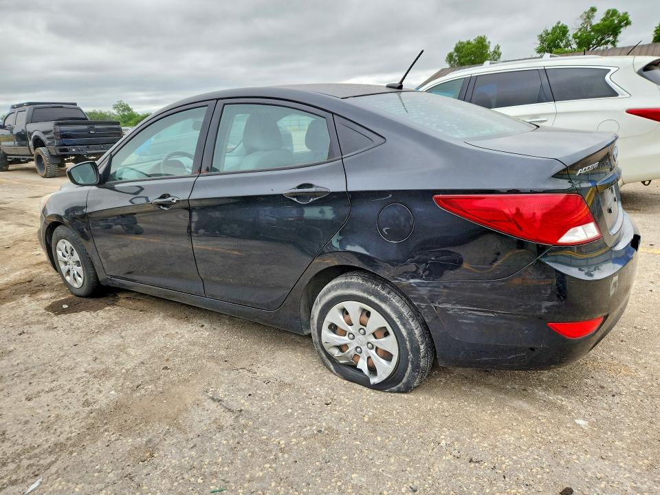 2016 Hyundai Accent VIN KMHCT4AE1GU081014 COPART salvage auction — REAR END, Ks - Cert Of Title-Salvage, sold $550 on 2026-07-20 (photo 2)