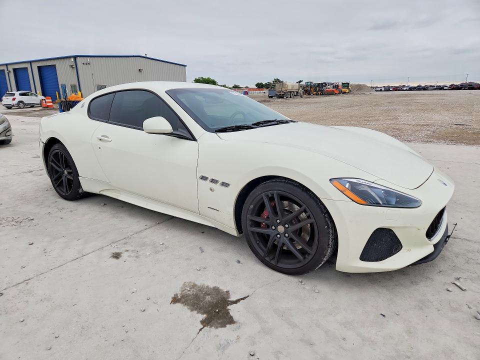 2018 Maserati Granturismo VIN ZAM45VLA9J0254050 COPART salvage auction — REAR END, Tx - Certificate Of Title, sold $12,400 on 2026-07-21 (photo 4)