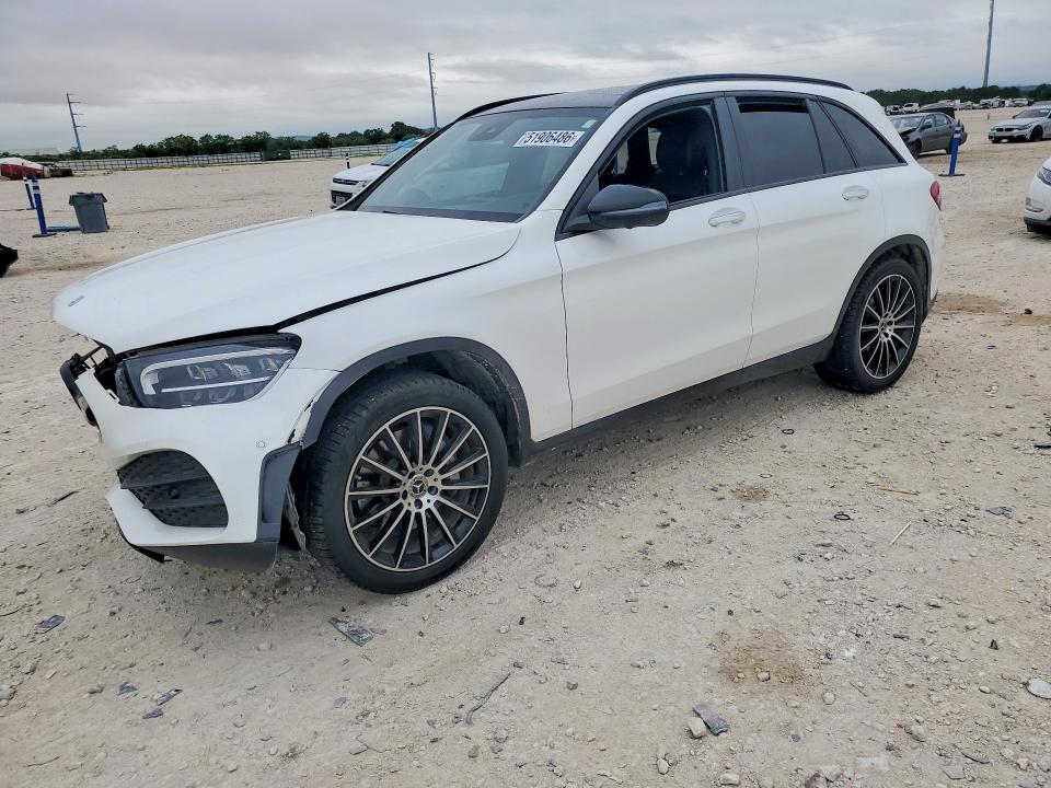 2022 Mercedes-benz Glc VIN W1N0G8EB4NG046104 COPART salvage auction — FRONT END, Tx - Salvage Vehicle Title, sold $1,600 on 2026-07-30 (photo 1)