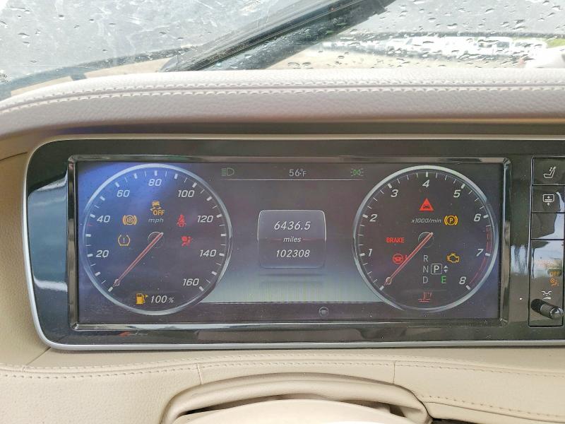 2016 Mercedes-benz S-klasse VIN WDDUG8FB5GA226016 COPART salvage auction — FRONT END, Md - Cert Of Salvage > 75% Damage, sold $3,050 on 2026-07-14 (photo 9)