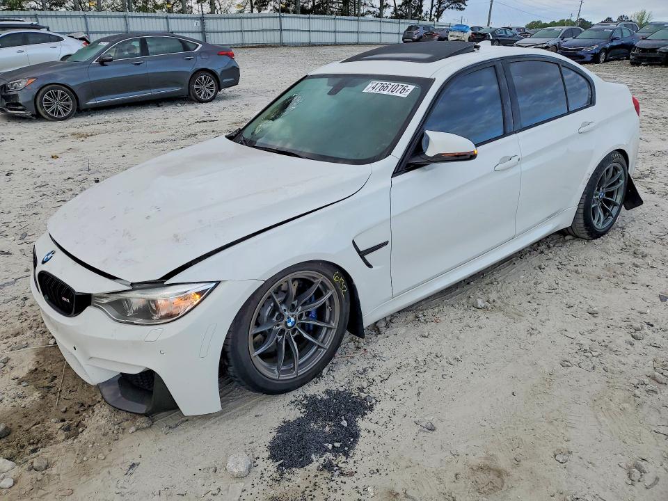 2015 BMW M3 VIN WBS3C9C55FP805761 COPART salvage auction — SIDE, Id - Salvage Certificate Of Title, sold $4,900 on 2026-07-27 (photo 1)