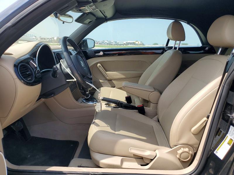 2015 Volkswagen Beetle VIN 3VW517AT1FM802872 COPART salvage auction — FRONT END, Tx - Salvage Vehicle Title, sold $3,650 on 2026-07-02 (photo 7)