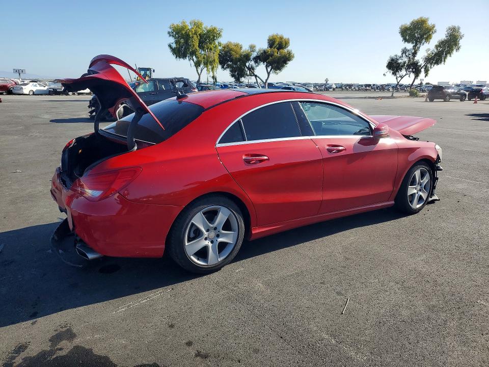 2016 Mercedes-benz Cla-klasse VIN WDDSJ4EBXGN311249 COPART salvage auction — FRONT END, Ca - Salvage Certificate, sold $800 on 2026-08-10 (photo 3)
