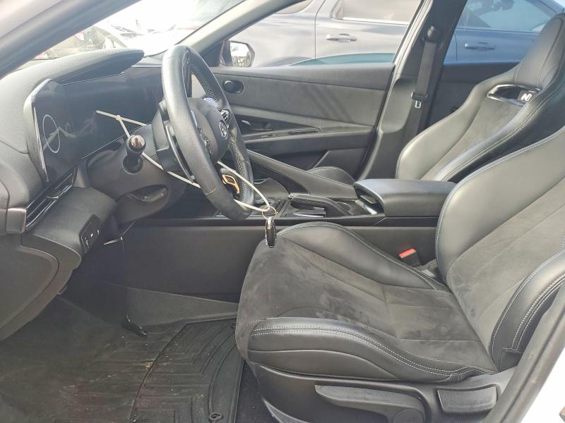 2023 Hyundai Elantra VIN KMHLW4AK9PU010480 COPART salvage auction — REAR END, Wv - Salvage Certificate, sold $3,900 on 2026-07-28 (photo 7)