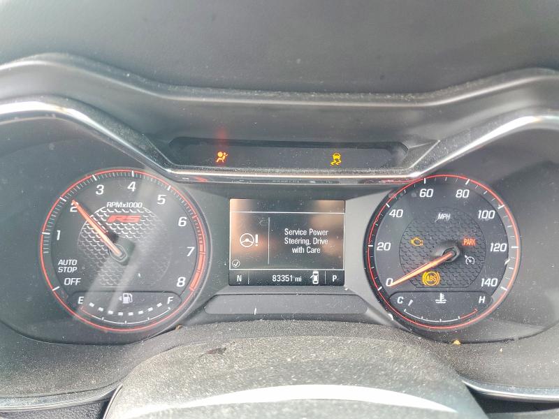 2022 Chevrolet Trailblazer VIN KL79MTSL9NB077334 COPART salvage auction — FRONT END, MI - CERTIFICATE OF TITLE, sold $2,350 on 2026-07-22 (photo 9)