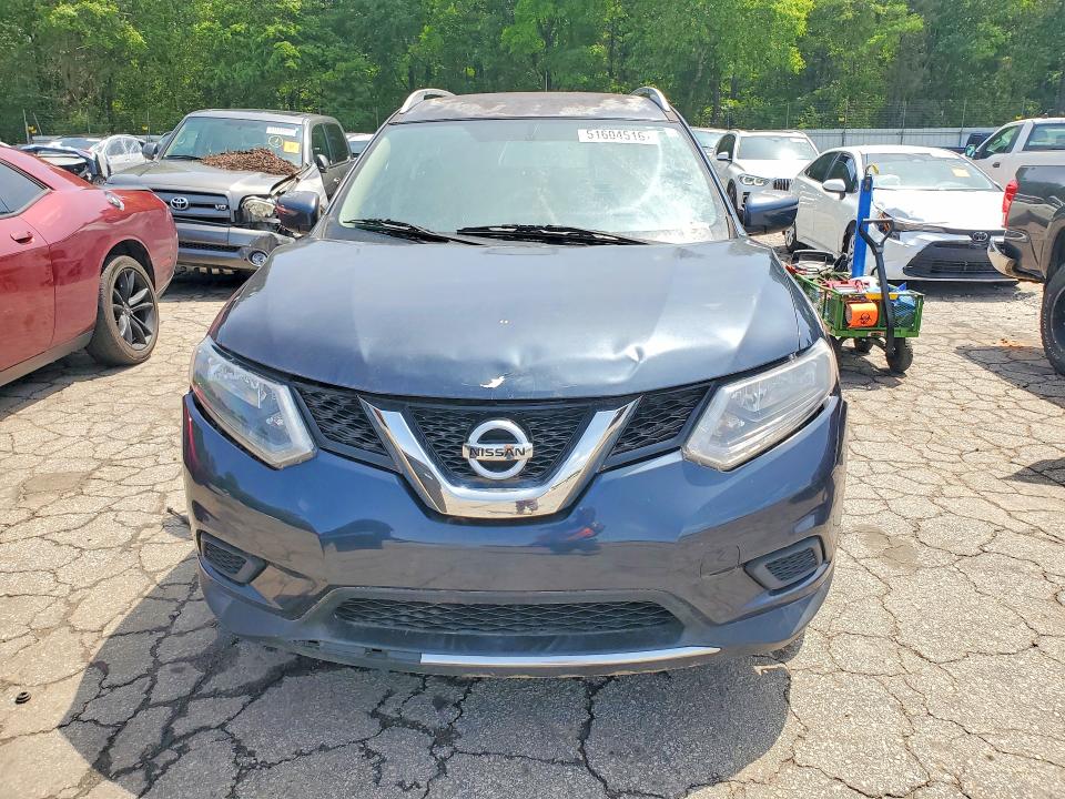 2016 Nissan Rogue VIN KNMAT2MV7GP673415 COPART salvage auction — FRONT END, Ga - Certificate Of Title, sold $2,650 on 2026-07-27 (photo 5)