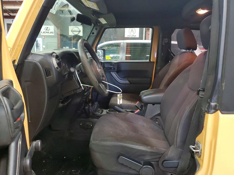2013 Jeep Wrangler / VIN 1C4AJWAG7DL703647 COPART salvage auction — MINOR DENT/SCRATCHES, Vt - Certificate Of Title, sold $2,950 on 2026-07-10 (photo 7)