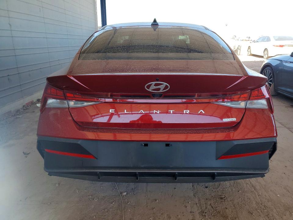 2025 Hyundai Elantra VIN KMHLM4DJ5SU150298 COPART salvage auction — FRONT END, ID - SALVAGE CERTIFICATE OF TITLE, sold $6,200 on 2026-07-14 (photo 6)