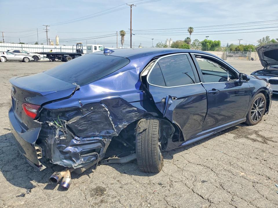 2022 Toyota Camry VIN 4T1G11AK9NU624988 COPART salvage auction — REAR END, Ca - Salvage Certificate, sold $4,100 on 2026-07-02 (photo 3)