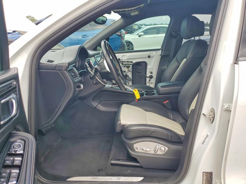 2018 Porsche Macan VIN WP1AB2A58JLB33320 COPART salvage auction — FRONT END, Tx - Salvage Vehicle Title, sold $8,300 on 2026-07-07 (photo 7)