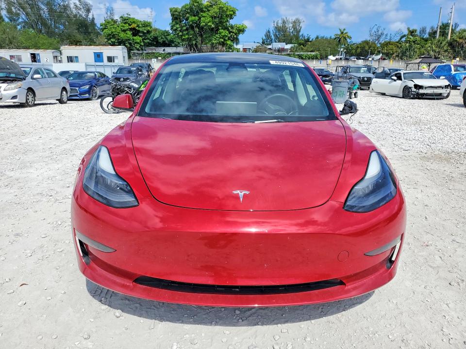 2023 Tesla Model 3 VIN 5YJ3E1EA3PF641662 COPART salvage auction — SIDE, FL - CERTIFICATE OF DESTRUCTION, sold $20 on 2026-07-07 (photo 5)