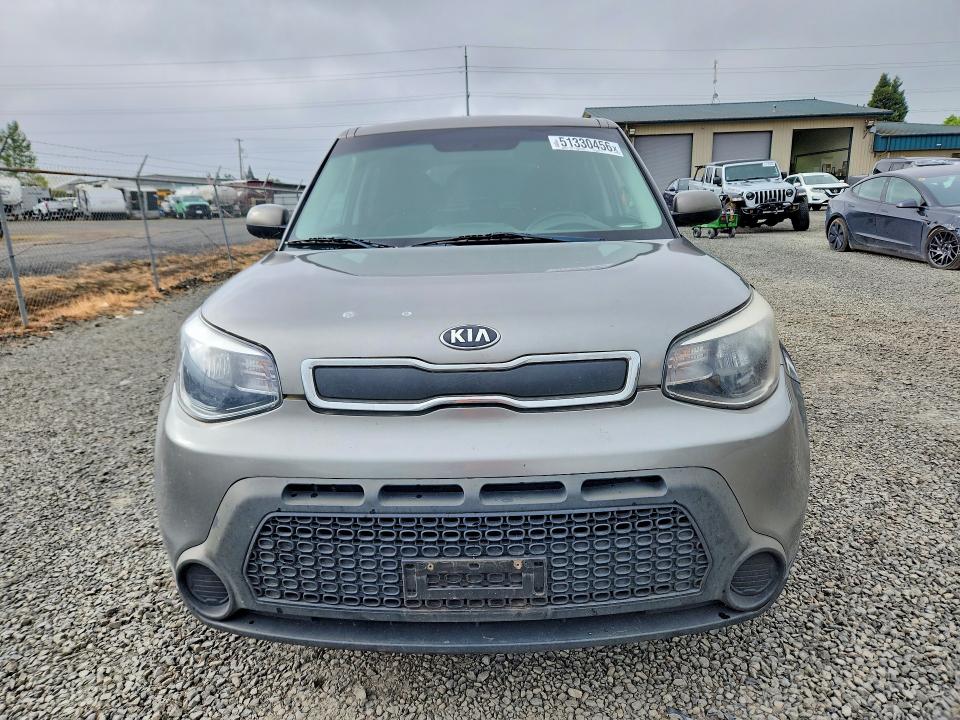 2016 Kia Soul VIN KNDJN2A22G7391199 COPART salvage auction — REAR END, Or - Salvage Title Certificate, sold $2,050 on 2026-07-14 (photo 5)
