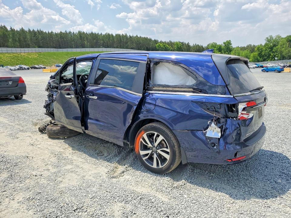 2024 Honda Odyssey VIN 5FNRL6H81RB010997 COPART salvage auction — SIDE, Nc - Salvage Certificate Of Title, sold $1,350 on 2026-07-09 (photo 2)