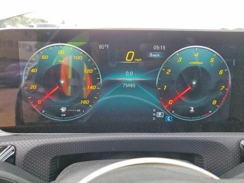 2020 Mercedes-benz A-klasse VIN W1K3G4EB5LJ199979 COPART salvage auction — MINOR DENT/SCRATCHES, Fl - Cert Of Title Slvg Rebuildable, sold $4,950 on 2026-07-24 (photo 9)