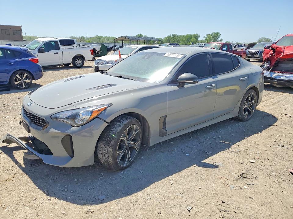2021 Kia Stinger VIN KNAE15LA6M6094986 COPART salvage auction — FRONT END, Mo - Salvage Certificate Of Title, sold $3,100 on 2026-07-21 (photo 1)