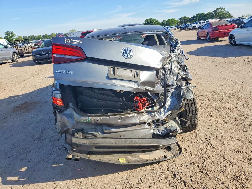 2017 Volkswagen Jetta VIN 3VW2B7AJ0HM343383 COPART salvage auction — REAR END, Al - Cert Of Title-Salvage Title, sold $650 on 2026-07-02 (photo 6)