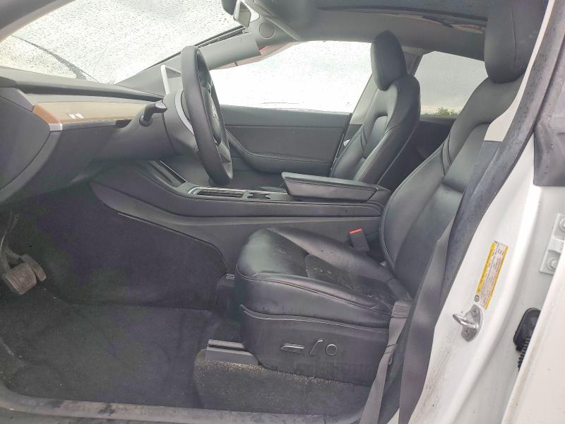 2021 Tesla Model y VIN 5YJYGAEE4MF258540 COPART salvage auction — FRONT END, CA - SALVAGE CERTIFICATE, sold $6,100 on 2026-07-25 (photo 7)
