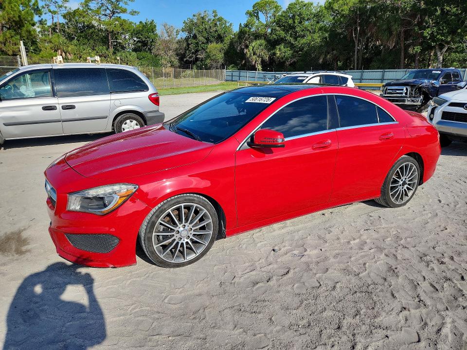 2016 Mercedes-benz Cla-klasse VIN WDDSJ4EB3GN294939 COPART salvage auction — FRONT END, Salvage Title, sold $3,750 on 2026-07-15 (photo 1)