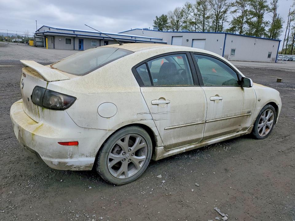 2007 Mazda 3 VIN JM1BK323X71668291 COPART salvage auction — FRONT END, Wa - Vehicle Cert Of Ownership-Titl, sold $250 on 2026-07-06 (photo 3)