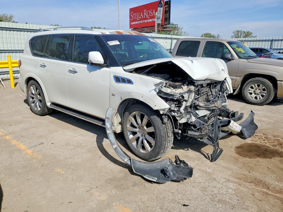 2014 Infiniti VIN JN8AZ2NE8E9062909 COPART salvage auction — FRONT END, Id - Salvage Certificate Of Title, sold $950 on 2026-07-20 (photo 4)