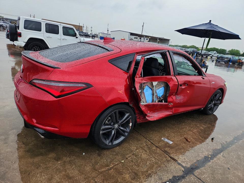2024 Acura Integra VIN 19UDE4H38RA028033 COPART salvage auction — SIDE, Tx - Certificate Of Title, sold $225 on 2026-07-09 (photo 3)