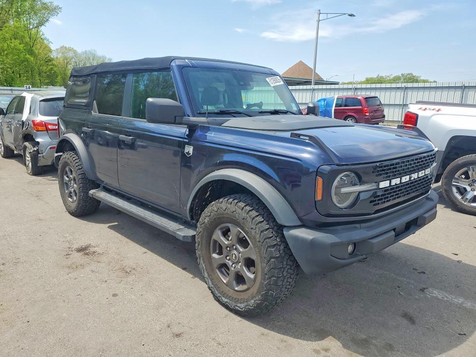 2021 Ford Bronco VIN 1FMDE5BH6MLA90841 COPART salvage auction — MINOR DENT/SCRATCHES, Wv - Salvage Certificate, sold $14,000 on 2026-07-09 (photo 4)