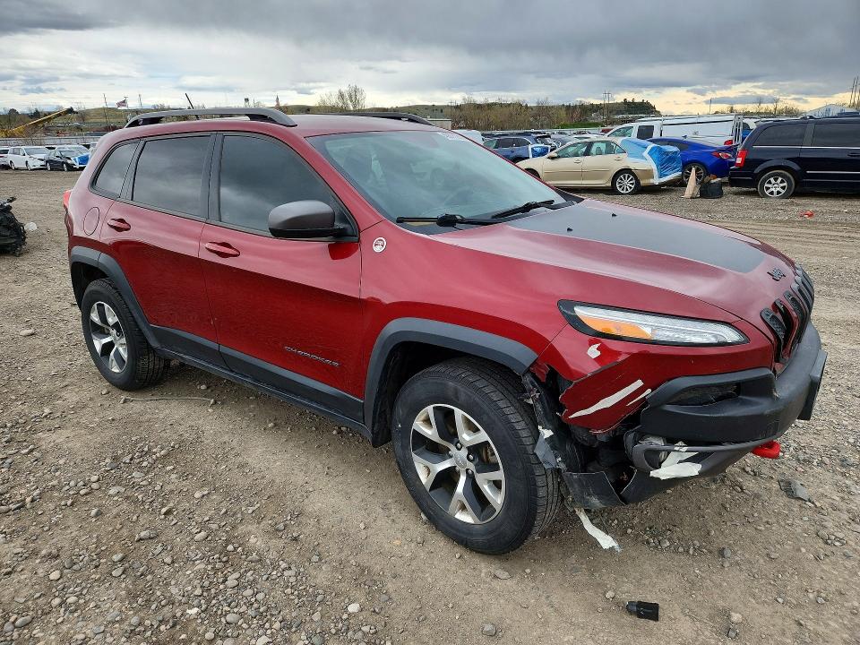 2014 Jeep Cherokee VIN 1C4PJMBS6EW168215 COPART salvage auction — FRONT END, Salvage Title, sold $1,250 on 2026-07-20 (photo 4)
