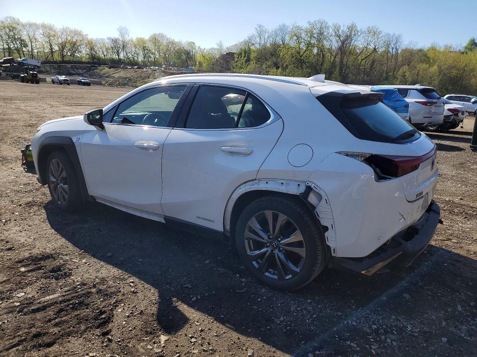 2021 Lexus Ux VIN JTHR9JBH9M2040723 COPART salvage auction — REAR END, Salvage Title, sold $8,000 on 2026-07-30 (photo 2)