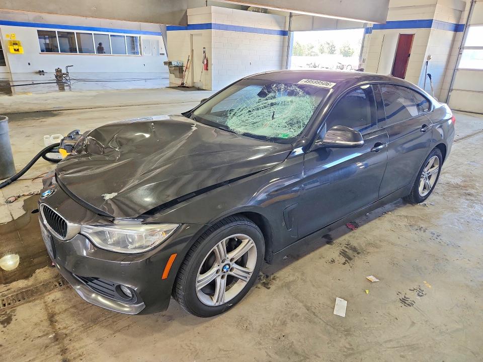 2015 BMW 4er VIN WBA4C9C54FD331425 COPART salvage auction — FRONT END, Salvage Title, sold $650 on 2026-08-07 (photo 1)