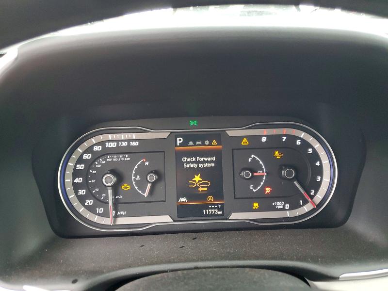 2024 Hyundai Tucson VIN KM8JBCDEXRU348900 COPART salvage auction — FRONT END, Id - Salvage Certificate Of Title, sold $6,300 on 2026-07-28 (photo 9)