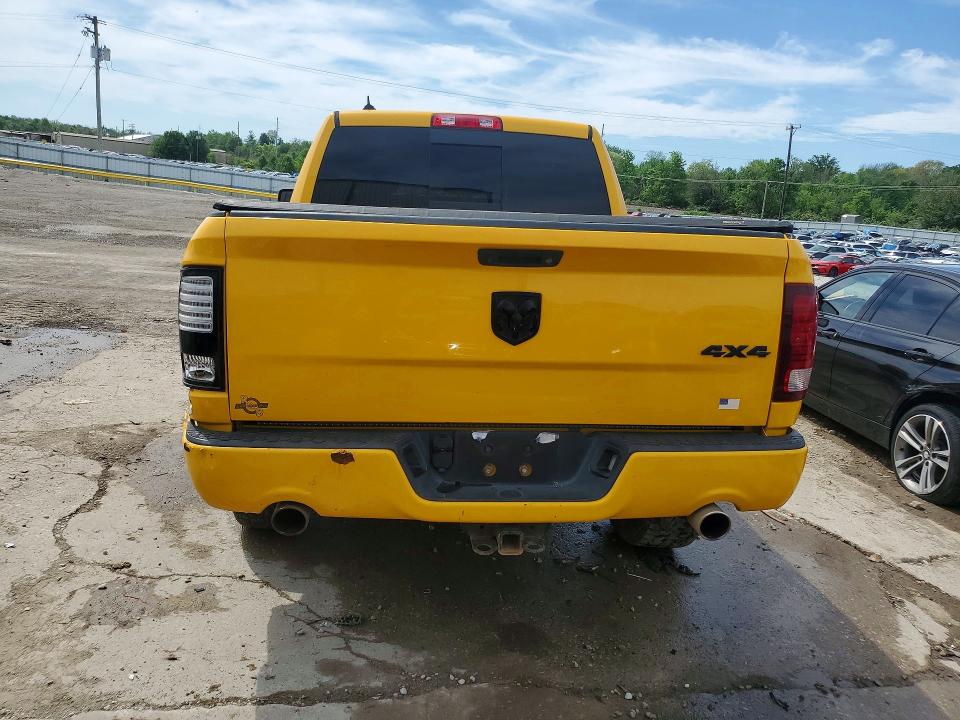 2016 Ram 1500 VIN 1C6RR7MT8GS322577 COPART salvage auction — FRONT END, IN - CERTIFICATE OF TITLE, sold $3,500 on 2026-08-22 (photo 6)