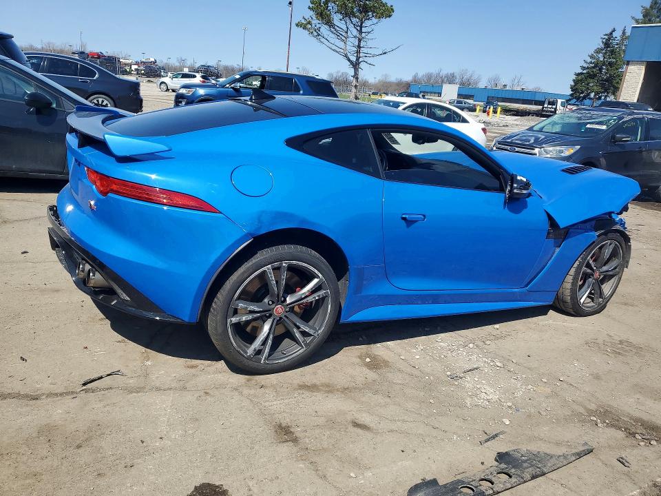 2017 Jaguar F-type VIN SAJWJ6J8XHMK45134 COPART salvage auction — FRONT END, Mi - Certificate Of Title, sold $10,600 on 2026-07-10 (photo 3)