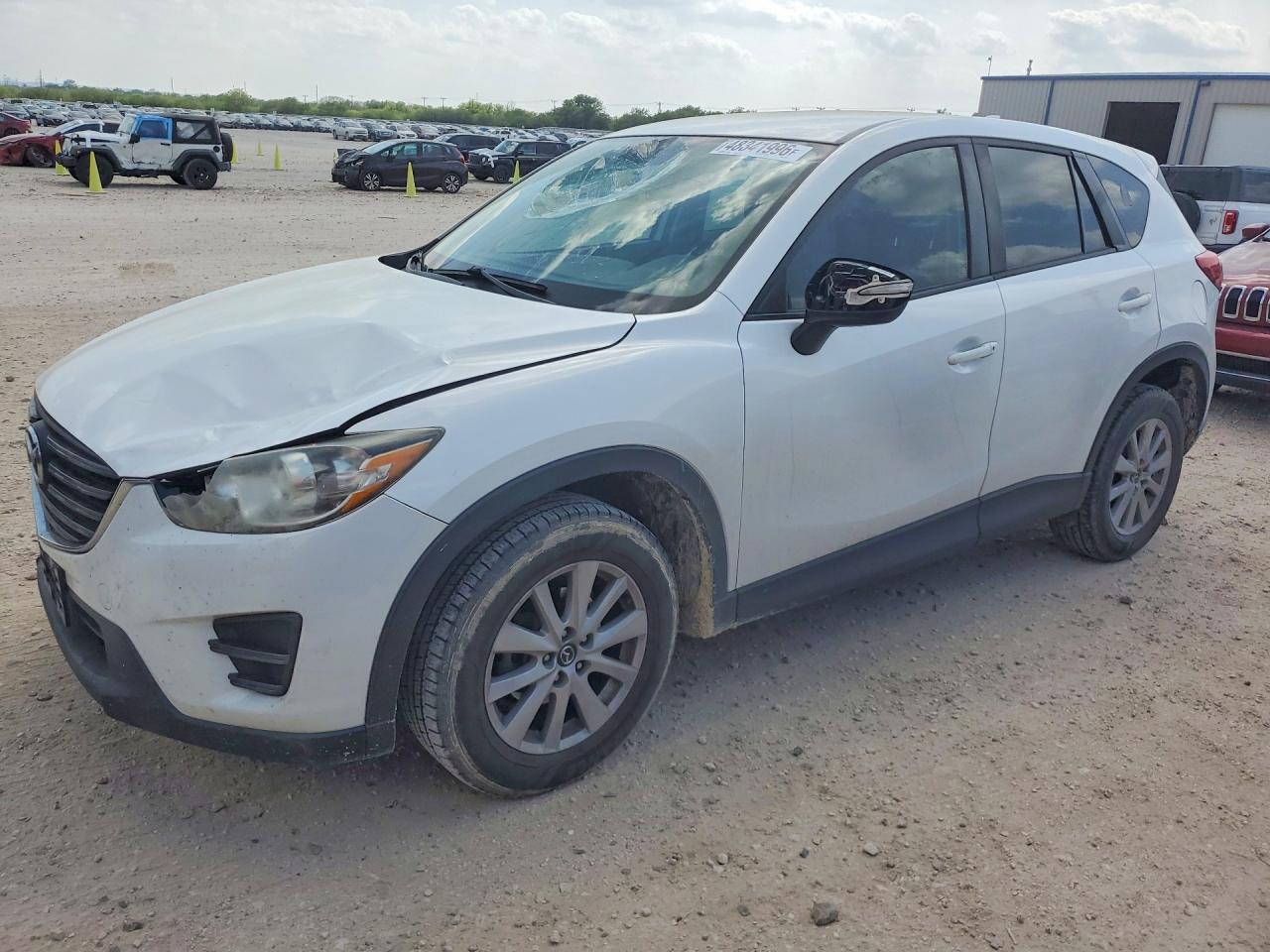 2016 Mazda CX-5 VIN JM3KE2BY7G0787412 COPART salvage auction — Front End, TX - SALVAGE VEHICLE TITLE (P), sold $3,100 on 2026-07-09 (photo 1)