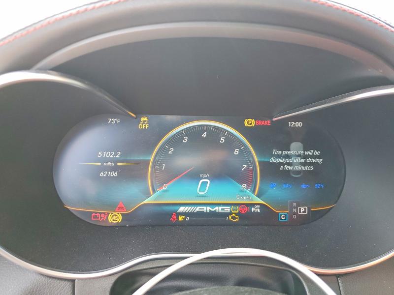 2021 Mercedes-benz Glc class VIN W1N0J8KB9MF910901 COPART salvage auction — FRONT END, Wv - Salvage Certificate, sold $23,400 on 2026-07-08 (photo 9)