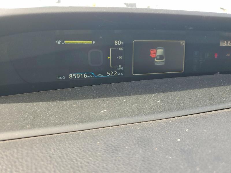 2022 Toyota Prius VIN JTDL9MFU5N3038902 COPART salvage auction — SIDE, Id - Salvage Certificate Of Title, sold $7,000 on 2026-07-30 (photo 9)