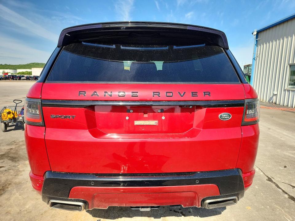 2019 Land rover Range rover sport VIN SALWV2SV7KA843151 COPART salvage auction — FRONT END, Ok - Cert Of Title-Salvage, sold $7,200 on 2026-07-22 (photo 6)