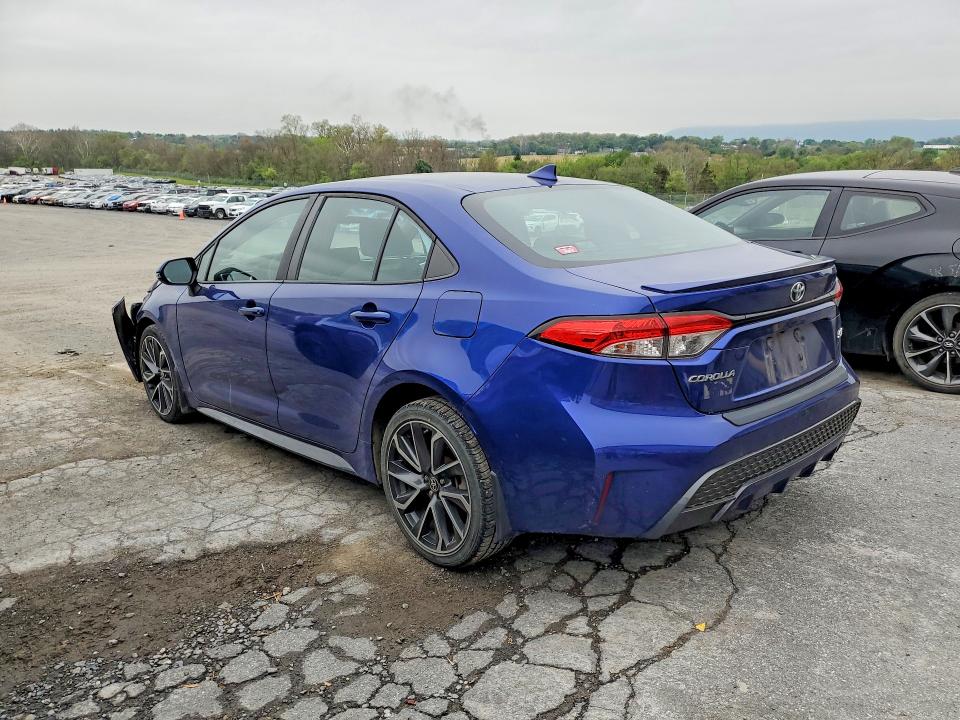 2020 Toyota Corolla VIN 5YFS4RCE1LP034113 COPART salvage auction — FRONT END, Pa - Certificate Of Salvage, sold $5,200 on 2026-07-31 (photo 2)