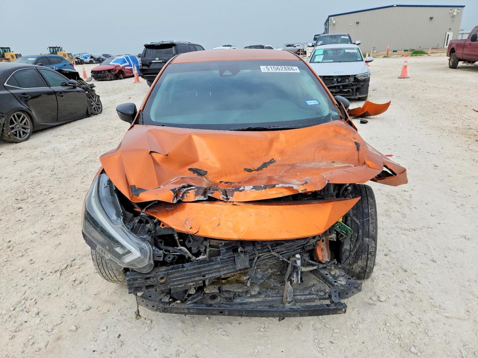 2021 Nissan Versa VIN 3N1CN8FV7ML855144 COPART salvage auction — FRONT END, Tx - Salvage Vehicle Title, sold $100 on 2026-07-09 (photo 5)