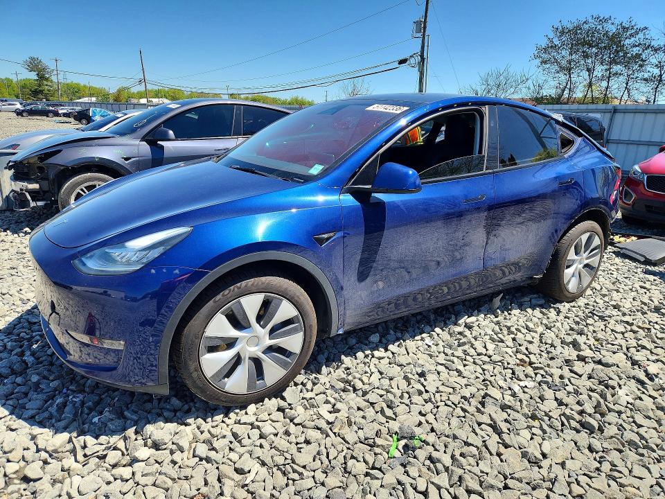 2023 Tesla Model y VIN 7SAYGDEE2PA159298 COPART salvage auction — REAR END, Nj - Cert Of Title-Salvage, sold $10,000 on 2026-07-20 (photo 1)
