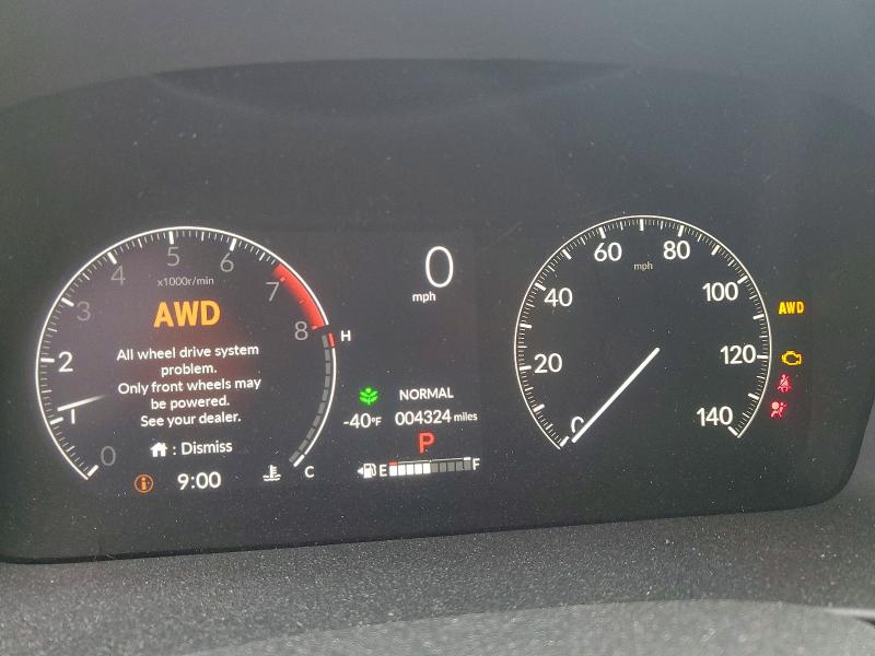 2025 Honda Ridgeline VIN 5FPYK3F58SB050657 COPART salvage auction — FRONT END, Ny - Mv-907A Salvage Certificate, sold $12,800 on 2026-07-29 (photo 9)