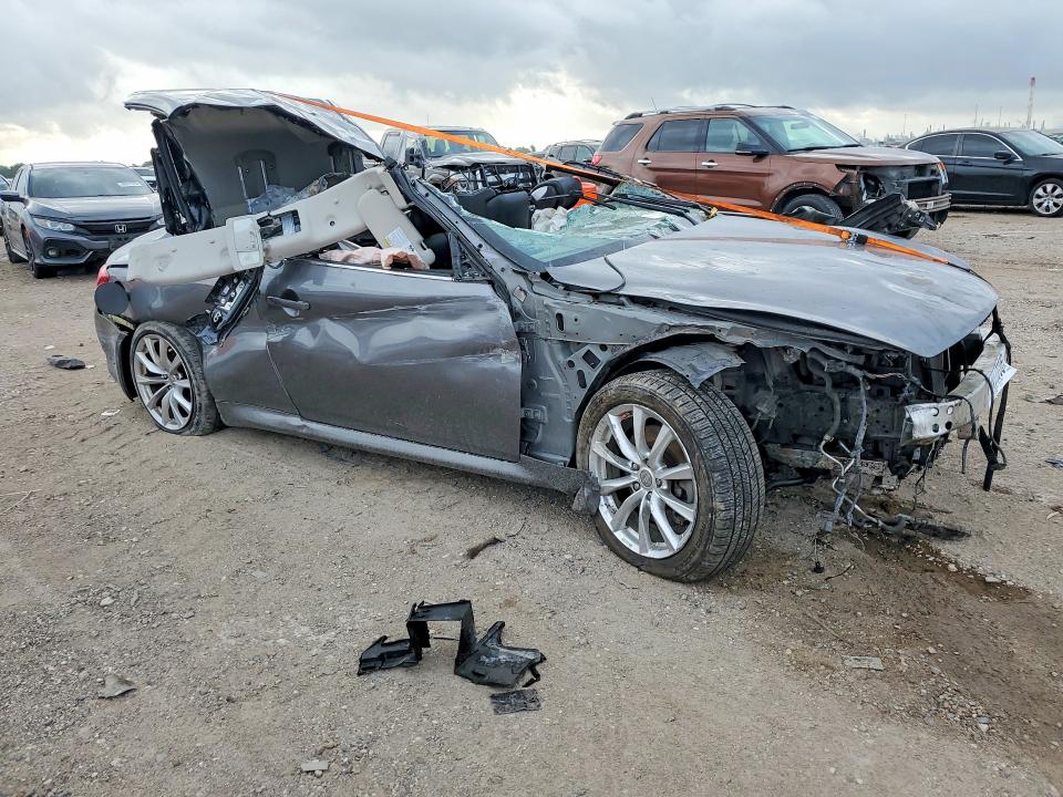 2013 Infiniti G37 VIN JN1CV6FE6DM772704 COPART salvage auction — ALL OVER, Tx - Nonrepairable Title, sold $500 on 2026-07-16 (photo 4)