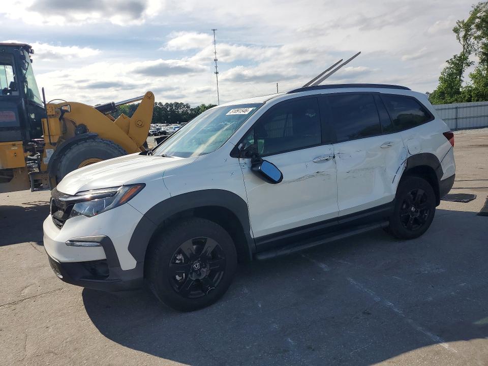 2022 Honda Pilot VIN 5FNYF6H87NB063717 COPART salvage auction — SIDE, NC - SALVAGE CERTIFICATE OF TITLE, sold $1,000 on 2026-07-09 (photo 1)