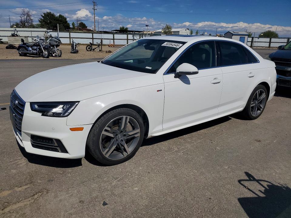 2018 Audi A4 VIN WAUENAF43JA132721 COPART salvage auction — FRONT END, Id - Salvage Certificate Of Title, sold $4,350 on 2026-07-30 (photo 1)