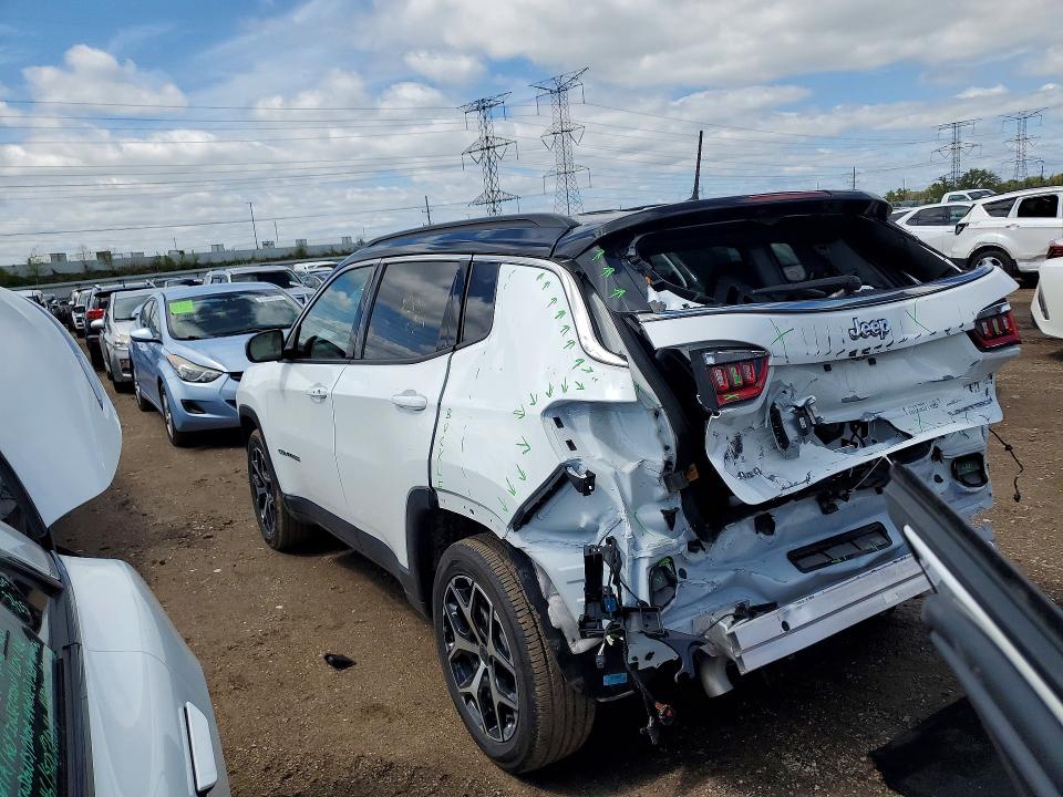 2025 Jeep Compass VIN 3C4NJDCN8ST601700 COPART salvage auction — REAR END, Il - Salvage Certificate, sold $7,900 on 2026-07-09 (photo 2)