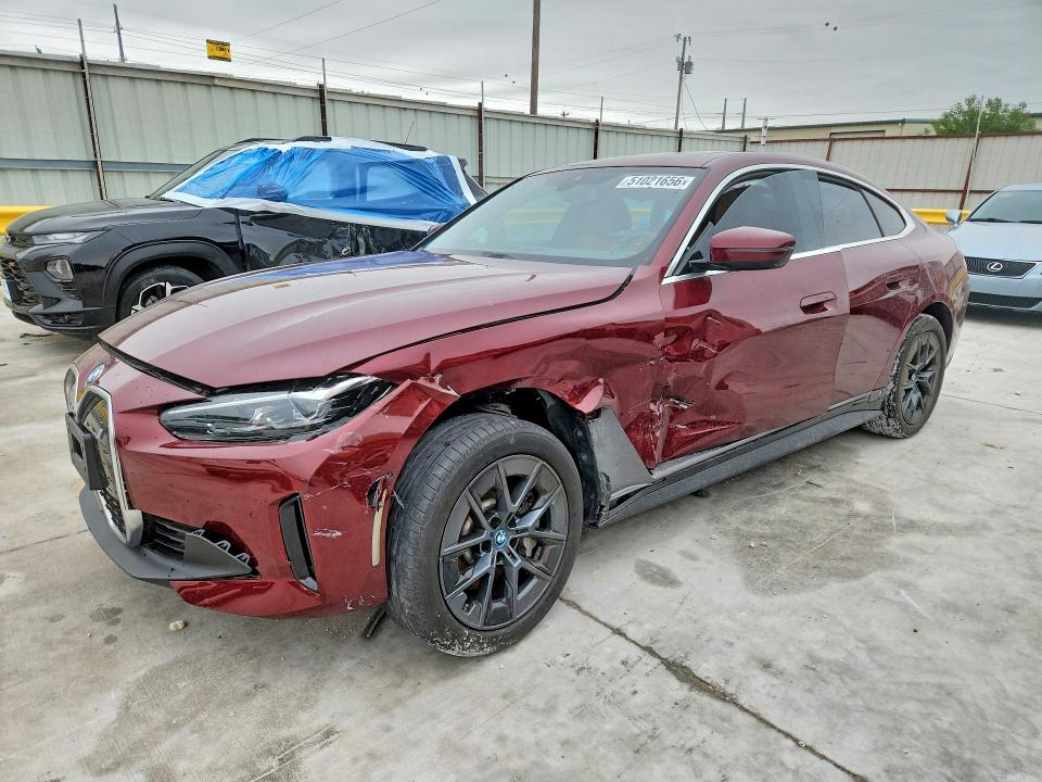 2024 BMW I4 VIN WBY73AW08RFS33572 — COPART salvage auction photo