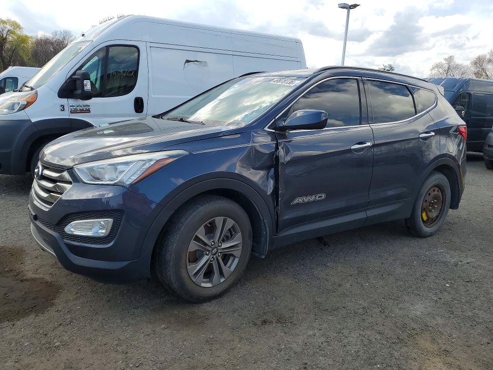 2016 Hyundai Santa fe VIN 5XYZUDLB9GG357441 COPART salvage auction — SIDE, Ny - Certificate Of Title, sold $3,550 on 2026-07-31 (photo 1)