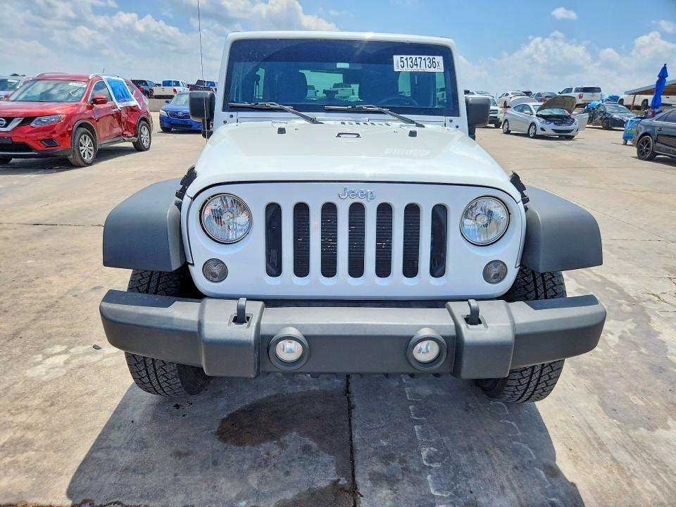 2015 Jeep Wrangler / VIN 1C4BJWDGXFL525977 COPART salvage auction — SIDE, Tx - Salvage Vehicle Title, sold $7,200 on 2026-07-02 (photo 5)