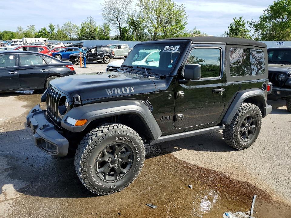 2021 Jeep Wrangler / VIN 1C4GJXAN3MW756584 COPART salvage auction — MINOR DENT/SCRATCHES, MO - CERTIFICATE OF TITLE, sold $17,300 on 2026-07-09 (photo 1)
