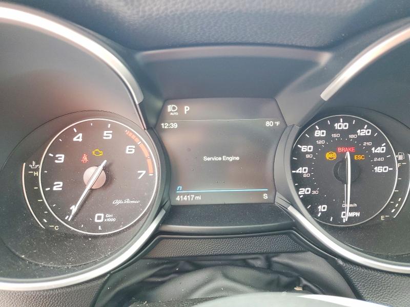 2023 Alfa romeo Stelvio VIN ZASPAJAN4P7D50509 COPART salvage auction — FRONT END, Fl - Cert Of Title Slvg Rebuildable, sold $6,600 on 2026-07-21 (photo 9)
